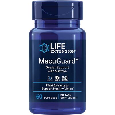Life Extension MacuGuard Wsparcie Oczne z Szafranem - 60 Softgels Life Extension MacuGuard Wsparcie Oczne z Szafranem - 60 Softgels