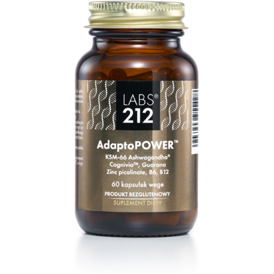 Labs212 Ashwagandha adaptogenny - 60 kapsułek - Suplement diety Labs212 Ashwagandha adaptogenny - 60 kapsułek - Suplement diety