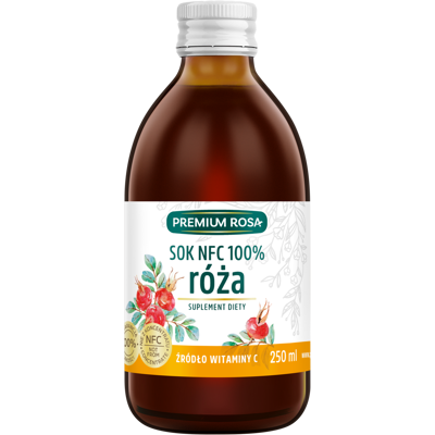 Premium Różowa Szippka Sok - Naturalna Witamina C 250ml Premium Różowa Szippka Sok - Naturalna Witamina C 250ml
