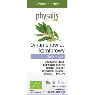 OLEJEK ETERYCZNY CYNAMONOWIEC KAMFOROWY (RAVINTSARA) BIO 10 ml - PHYSALIS OLEJEK ETERYCZNY CYNAMONOWIEC KAMFOROWY (RAVINTSARA) BIO 10 ml - PHYSALIS