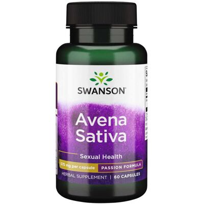 Swanson Ekstrakt z Avena Sativa 575mg - Maksymalna siła - 60 kapsułek Swanson Ekstrakt z Avena Sativa 575mg - Maksymalna siła - 60 kapsułek