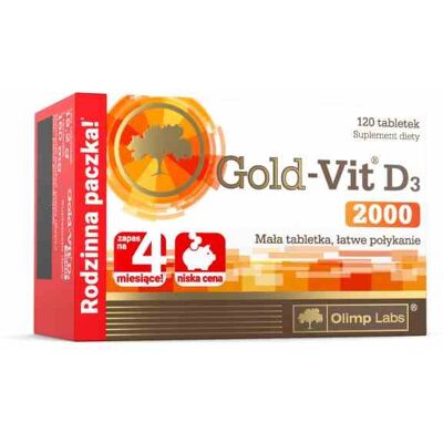 Olimp Gold - Vit D3 2000 120 tabletek Olimp Gold - Vit D3 2000 120 tabletek