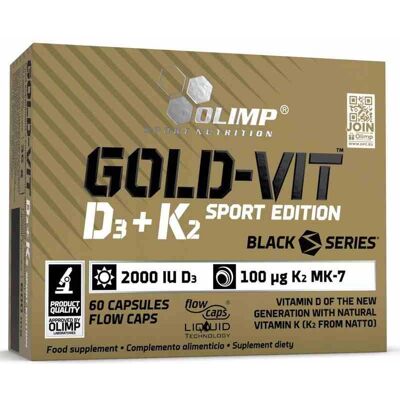 Olimp Nutrition Gold Vit D3 + K2 Edycja Sport - 60 kapsułek Olimp Nutrition Gold Vit D3 + K2 Edycja Sport - 60 kapsułek