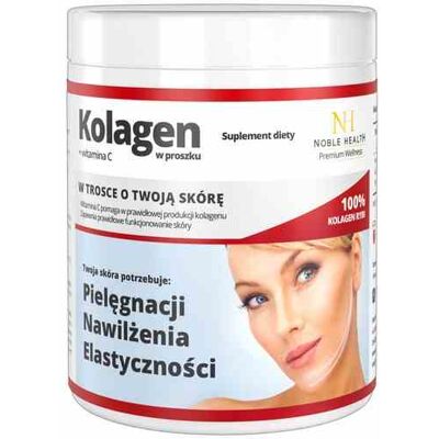 Proszek kolagenu Noble Health z witaminą C - Suplement Proszek kolagenu Noble Health z witaminą C - Suplement