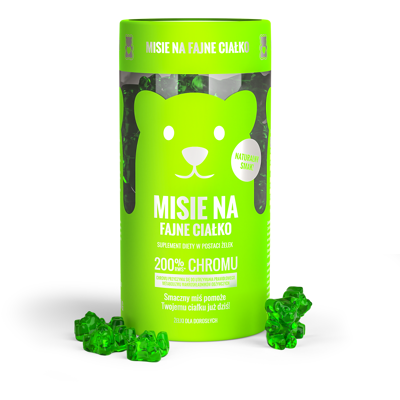 Noble Health Misie na fajne ciałko - Żelki na odchudzanie i energię Noble Health Misie na fajne ciałko - Żelki na odchudzanie i energię