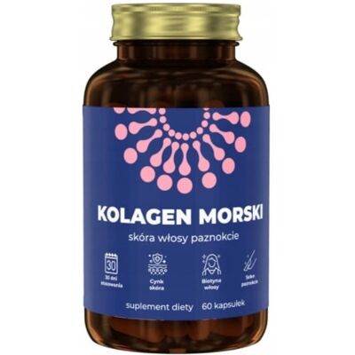 Kolagen morski Noble Health z witaminami - Suplement diety Kolagen morski Noble Health z witaminami - Suplement diety