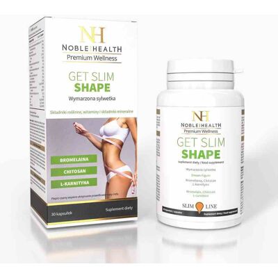 Noble Health Get Slim Shape 30 kapsułek Noble Health Get Slim Shape 30 kapsułek