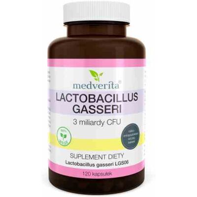 Medverita Lactobacillus gasseri 3 miliardy CFU - Suplement Probiotyczny Medverita Lactobacillus gasseri 3 miliardy CFU - Suplement Probiotyczny