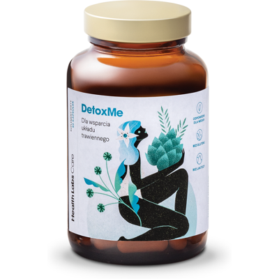 Health Labs Care DetoxMe - Wsparcie wątroby i trawienia - 90 kapsułek Health Labs Care DetoxMe - Wsparcie wątroby i trawienia - 90 kapsułek