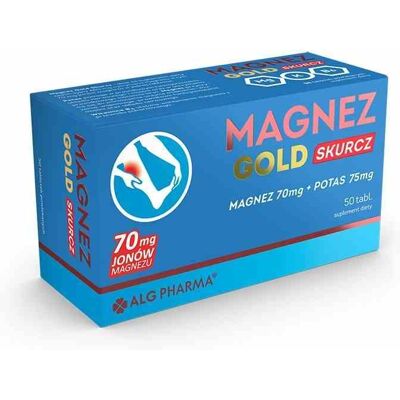 ALG Pharma Magnez Gold Skurcz - Suplement diety ALG Pharma Magnez Gold Skurcz - Suplement diety