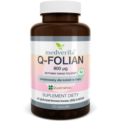 Medverita Q-Folian 400 ug - Suplement diety Medverita Q-Folian 400 ug - Suplement diety