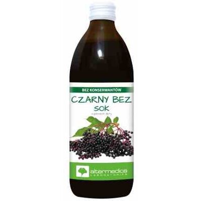 Alter Medica Sok z czarnego bzu 500ml Alter Medica Sok z czarnego bzu 500ml