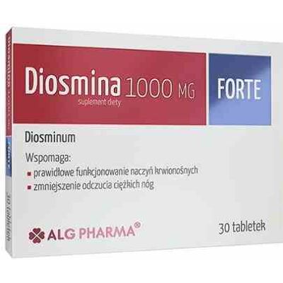 Alg Pharma Diosmina 1000 mg Forte 30 tabletek Alg Pharma Diosmina 1000 mg Forte 30 tabletek