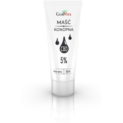 GORVITA Maść konopna CBD 5% 80ml GORVITA Maść konopna CBD 5% 80ml