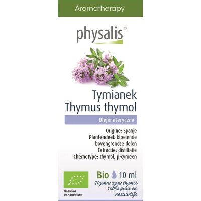 Physalis Organiczny Olejek Tymianku - 10ml Physalis Organiczny Olejek Tymianku - 10ml