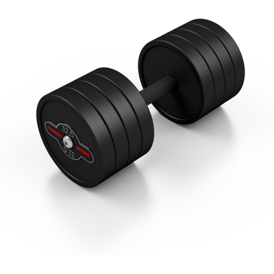 Hantla stalowa gumowana 32,5 kg czarny mat - Marbo Sport Hantla stalowa gumowana 32,5 kg czarny mat - Marbo Sport