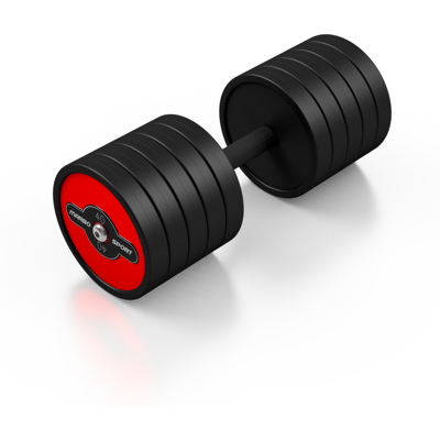 Marbo Sport - Hantla 40 kg - Czerwony Połysk - Dumbbell Marbo Sport - Hantla 40 kg - Czerwony Połysk - Dumbbell