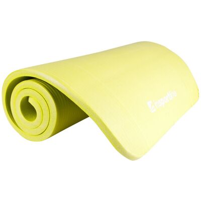 Podkładka do ćwiczeń inSPORTline Fity - Miękka NBR, 140x61cm, Żółto-Zielona - Podkładka do ćwiczeń Podkładka do ćwiczeń inSPORTline Fity - Miękka NBR, 140x61cm, Żółto-Zielona - Podkładka do ćwiczeń