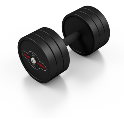 Hantla stalowa gumowana 20 kg czarny mat - Marbo Sport Hantla stalowa gumowana 20 kg czarny mat - Marbo Sport