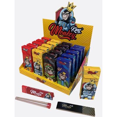 Monkey King Zestaw Dla Palaczy Bibułki + Końcówki + Tuba Monkey King Zestaw Dla Palaczy Bibułki + Końcówki + Tuba