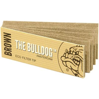 The Bulldog Brązowe Końcówki Filtrów - Filter Tips The Bulldog Brązowe Końcówki Filtrów - Filter Tips