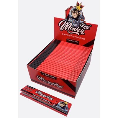 Monkey King Expert Stoners Ultra Cienkie Bibułki Do Skręcania W Kolorze Czerwonym Monkey King Expert Stoners Ultra Cienkie Bibułki Do Skręcania W Kolorze Czerwonym