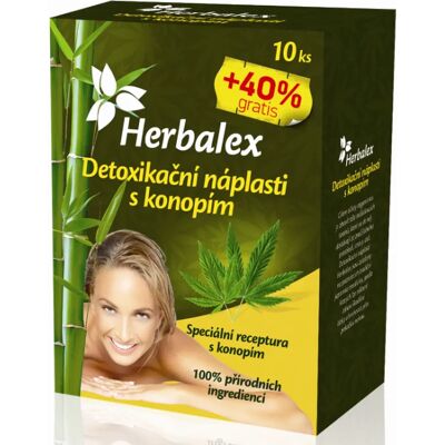 Herbalex Plastry Detoksykujące Z Konopiami Indyjskimi 10 Szt. + 40% Gratis Herbalex Plastry Detoksykujące Z Konopiami Indyjskimi 10 Szt. + 40% Gratis