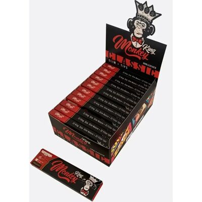 Monkey King Kss Bibułki Z Filtrem Classic, 1 Książeczka Monkey King Kss Bibułki Z Filtrem Classic, 1 Książeczka