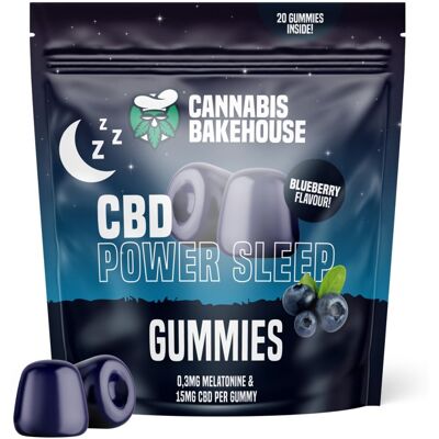 Cannabis Bakehouse CBD Power Sleep Gummies - Żelki z CBD Cannabis Bakehouse CBD Power Sleep Gummies - Żelki z CBD