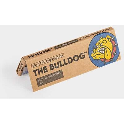 The Bulldog 1 1/4 Niesbielone Bibułki The Bulldog 1 1/4 Niesbielone Bibułki