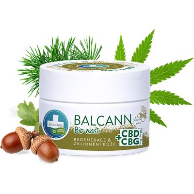 Annabis Balcann Oak Bark Organiczna Maść Konopna Z I Cbg, 50 Ml Annabis Balcann Oak Bark Organiczna Maść Konopna Z I Cbg, 50 Ml