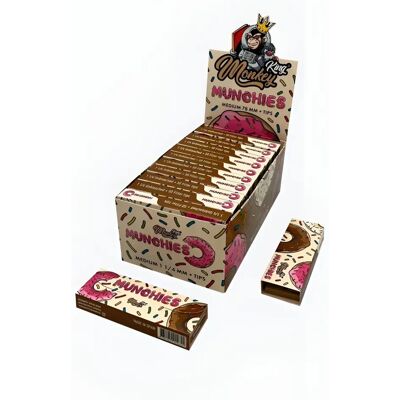 Monkey King Medium 1¼ Bibułki Do Skrętów Z Filtrami Munchies Pack Niebielone, 1 Broszurka Monkey King Medium 1¼ Bibułki Do Skrętów Z Filtrami Munchies Pack Niebielone, 1 Broszurka