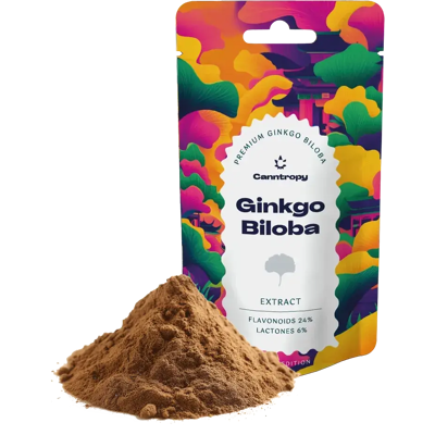 Canntropy Ekstrakt Z Miłorzębu Japońskiego, 24% Flawonoidów, 6% Laktonów, 5 G - 100 G 100 Gramów Canntropy Ekstrakt Z Miłorzębu Japońskiego, 24% Flawonoidów, 6% Laktonów, 5 G - 100 G 100 Gramów