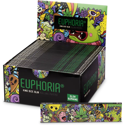 Bletki Euphoria Rolling Papers Kingsize Slim Whimsical + Filtry, 32 Bletki + 32 Filtry Bletki Euphoria Rolling Papers Kingsize Slim Whimsical + Filtry, 32 Bletki + 32 Filtry