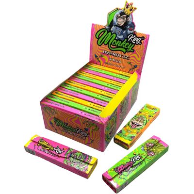 Monkey King Kss Bibułki Z Końcówkami Filtrującymi Rainbow Hypnotic, 1 Broszura Monkey King Kss Bibułki Z Końcówkami Filtrującymi Rainbow Hypnotic, 1 Broszura