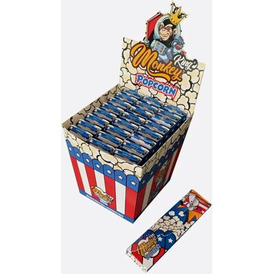 Monkey King Kss Bibułki Z Filtrami (Zapach Popcornu), 1 Książeczka Monkey King Kss Bibułki Z Filtrami (Zapach Popcornu), 1 Książeczka