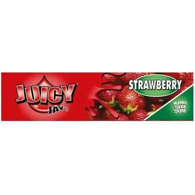 Juicy Jay'S King Size - Strawberry Rolling Papers Juicy Jay'S King Size - Strawberry Rolling Papers