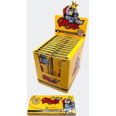 Monkey King Wood King Size Slim, Bloc 200, 1 Booklet Monkey King Wood King Size Slim, Bloc 200, 1 Booklet