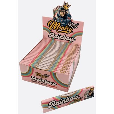 Monkey King Bibułki Rainbow Ultrathin Niebielone Monkey King Bibułki Rainbow Ultrathin Niebielone