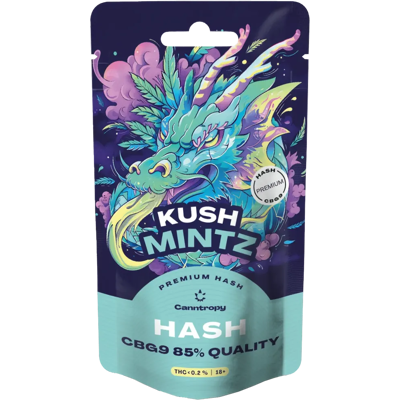Canntropy Cbg9 Hash Kush Mintz, Cbg9 85% Jakości, 1 G - 100 G 5 Gramów Canntropy Cbg9 Hash Kush Mintz, Cbg9 85% Jakości, 1 G - 100 G 5 Gramów