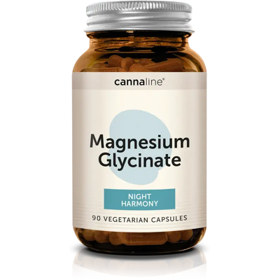 Cannaline Glicynian Magnezu Nocna Harmonia (90 Kapsułek) Cannaline Glicynian Magnezu Nocna Harmonia (90 Kapsułek)