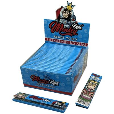 Monkey King Psychodelic Ultra Thin Ks Slim Bibułki Białe Monkey King Psychodelic Ultra Thin Ks Slim Bibułki Białe