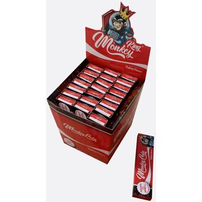 Monkey King Bibułki Do Skręcania Papierosów O Zapachu Czerwonej Coli, Niebielone, Z Końcówkami (Zapach Czerwonej Coli) Monkey King Bibułki Do Skręcania Papierosów O Zapachu Czerwonej Coli, Niebielone, Z Końcówkami (Zapach Czerwonej Coli)