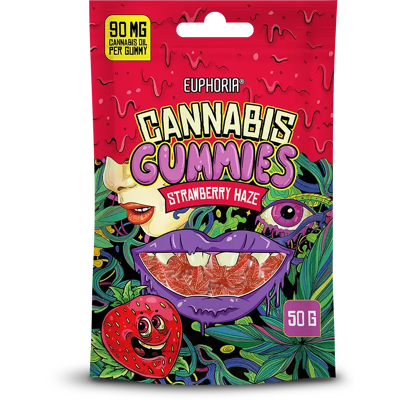 Euforia Gumy z konopi Strawberry Haze - Cannabis Gummies Euforia Gumy z konopi Strawberry Haze - Cannabis Gummies