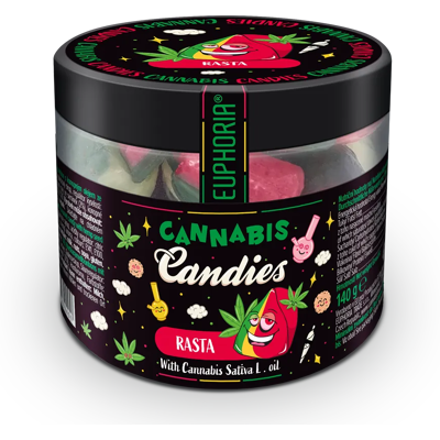Słodycze z konopi Euphoria - 140g - Sativa Słodycze z konopi Euphoria - 140g - Sativa