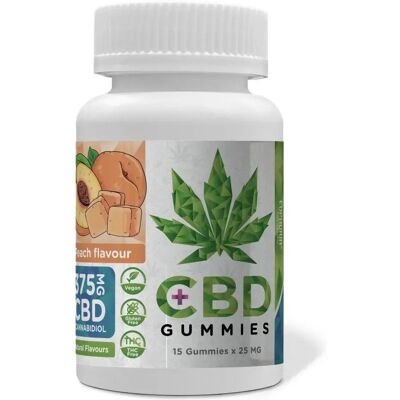 Euforia Brzoskwinia CBD Żelki 375mg - CBD Gummies Euforia Brzoskwinia CBD Żelki 375mg - CBD Gummies