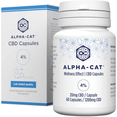 Kapsułki CBD Alpha-Cat 1200 mg - Suplement Diety Kapsułki CBD Alpha-Cat 1200 mg - Suplement Diety