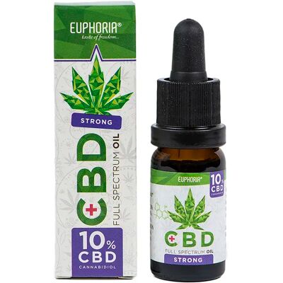 Euphoria Olej CBD 10% - Pełne Spektrum Euphoria Olej CBD 10% - Pełne Spektrum