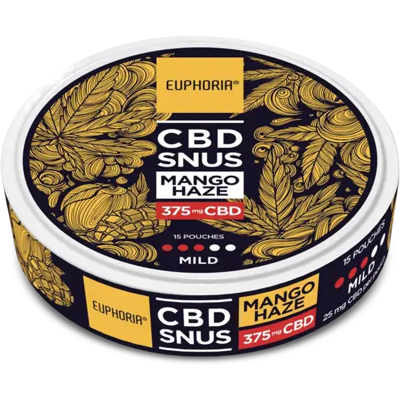 Euphoria Snus Mango Haze, , 375 Mg (15 X 25 Mg) Euphoria Snus Mango Haze, , 375 Mg (15 X 25 Mg)