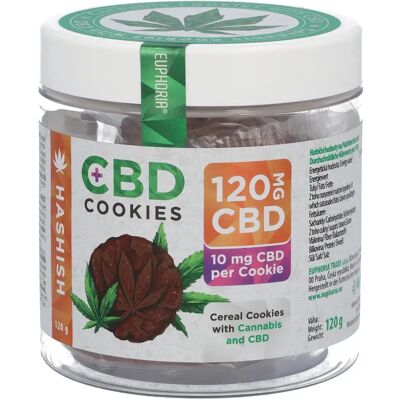 Euphoria CBD Ciastka - 12 szt. - 120 mg CBD - Bez THC - Suplement diety Euphoria CBD Ciastka - 12 szt. - 120 mg CBD - Bez THC - Suplement diety